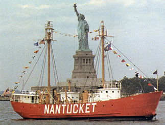 LV-112 at the Statue of Liberty re-dedication in 1986