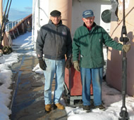 Winter volunteers on LV-112